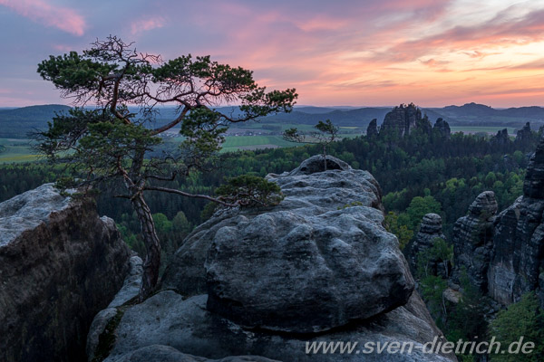 Abendstimmung am Lehnriff