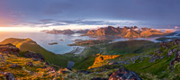 Mitternachtssonne auf den Lofoten