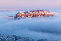 Festung Knigstein in der Morgensonne